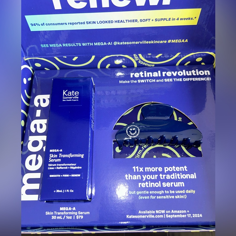 New in PR box Kate Somerville Mega A Retinol skin transforming serum gift 30ml
